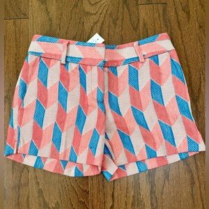 Ann Taylor Loft The Riviera Shorts Sz 00 chevron NWT